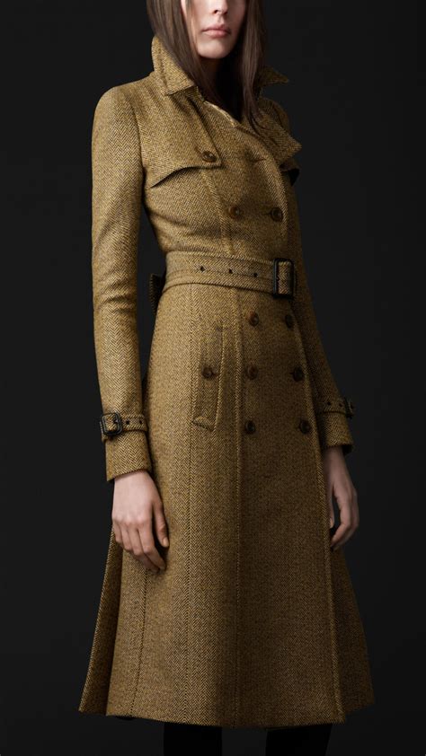 burberry wool blend tailored coat|burberry wool coat women.